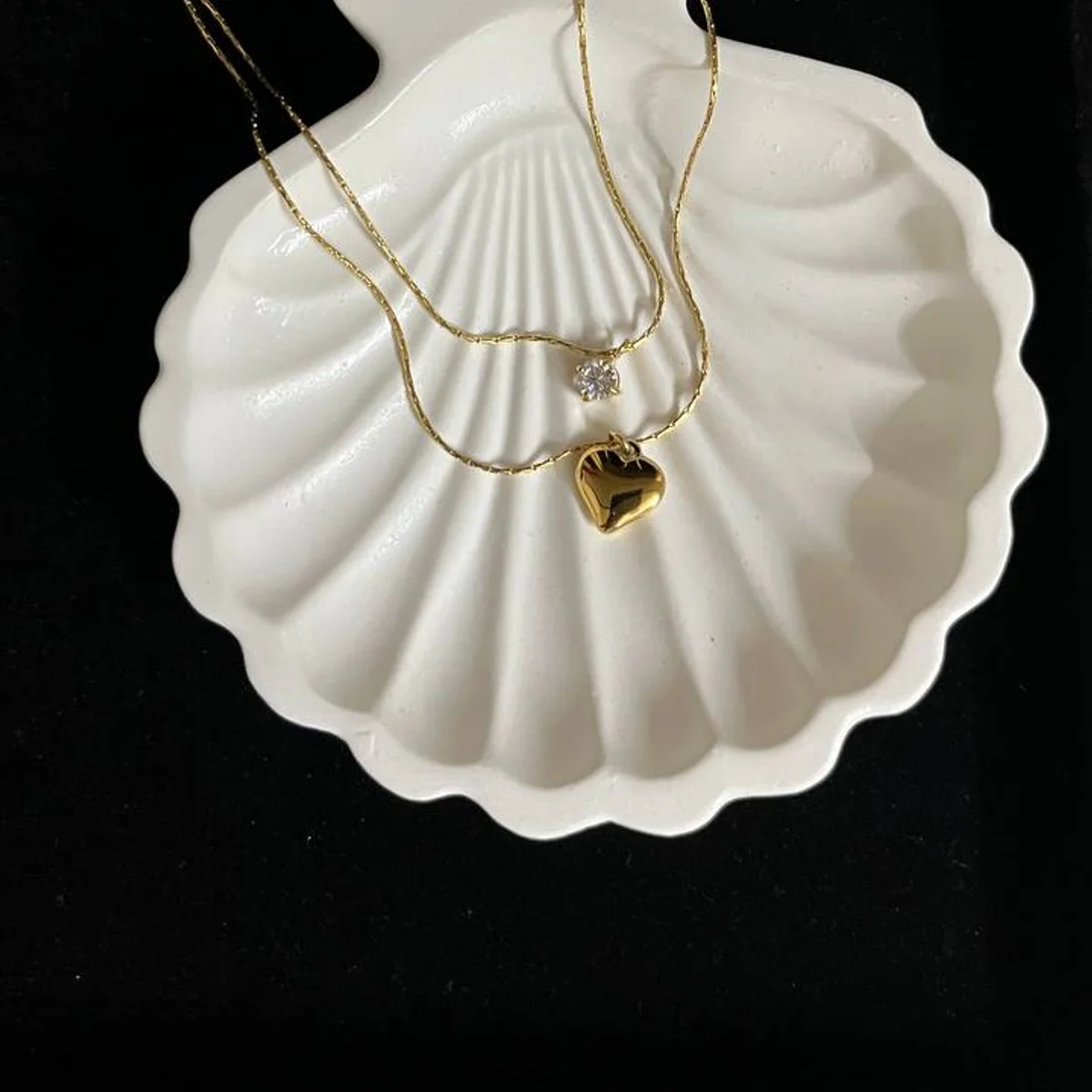 Chérie Heart Layered Necklace
